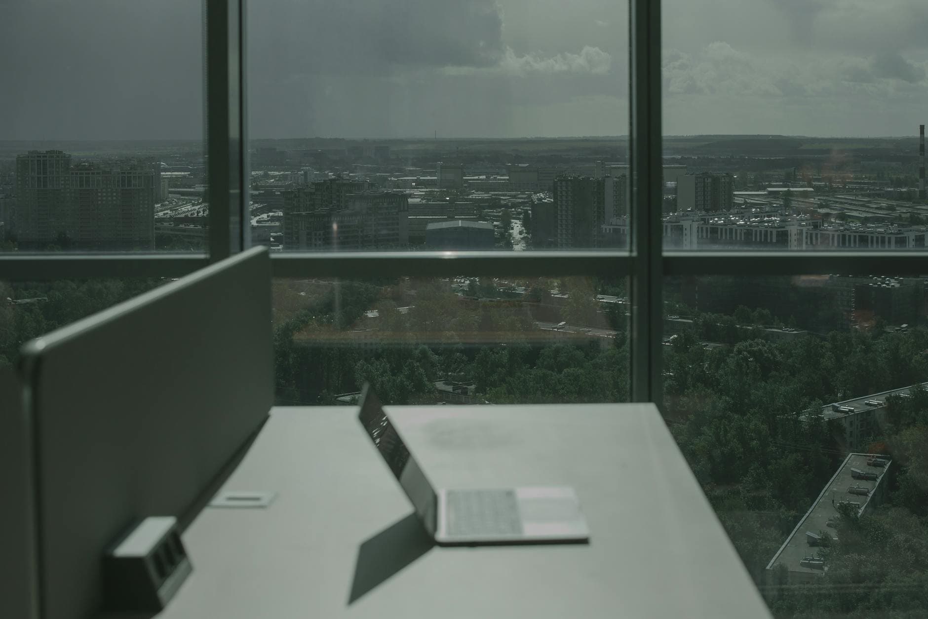 Professional workspace at a desk